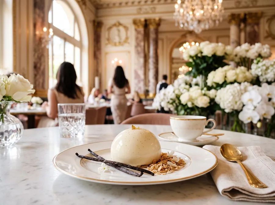 The vanilla dessert