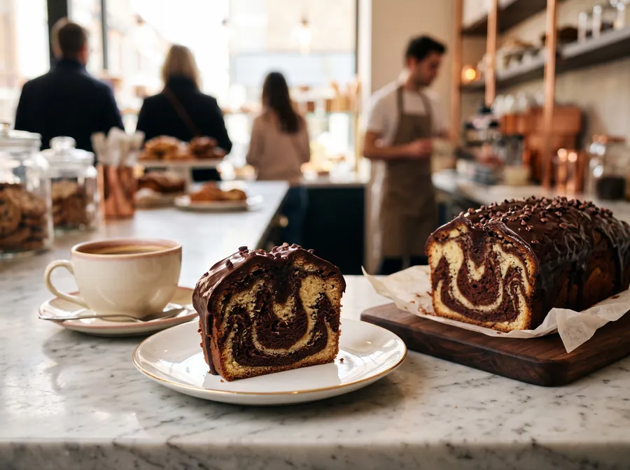 The marble cake