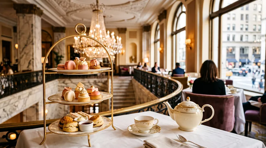 The Gotham Lounge, The Peninsula New York, Afternoon tea in New York