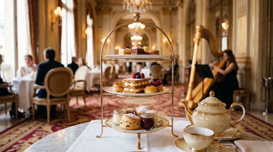 La Galerie, Plaza Athénée, Afternoon tea in Paris