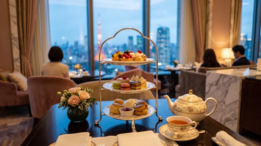 Oriental Lounge, Mandarin Oriental Tokyo, Afternoon tea in Tokyo