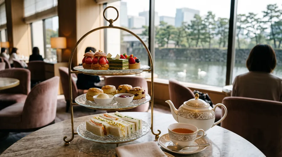 The Palace Lounge, Palace Hotel Tokyo, Afternoon tea in Tokyo